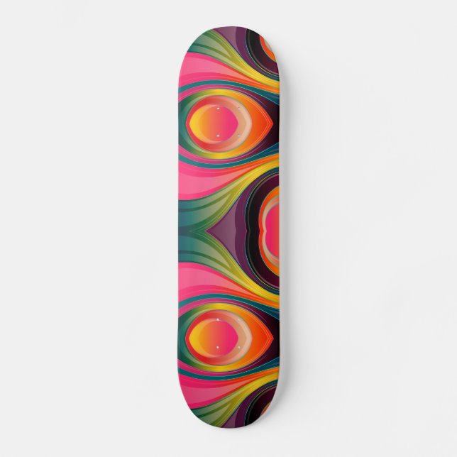 Skateboard Abstrait (Recto)