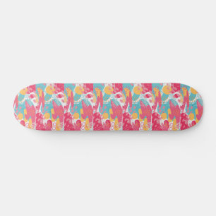 Skateboard Abstrait coloré