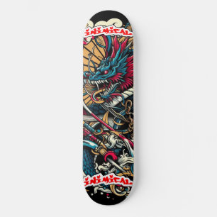 Skateboard Abstrait japonais inimical