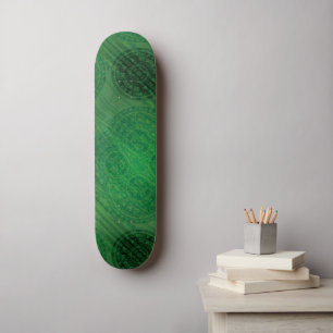 Skateboard Acceptation Médaillons de méditation verte