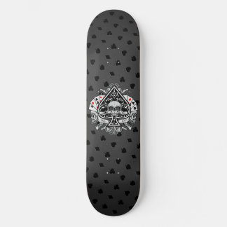 Skateboard Ace de pique Skuls Jouer des cartes Joueur