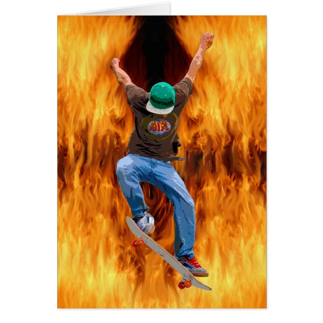 Skateboard Action Sports Art (Devant)