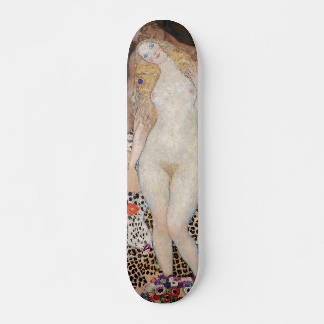 Skateboard Adam et Eve par Gustav Klimt (Devant)