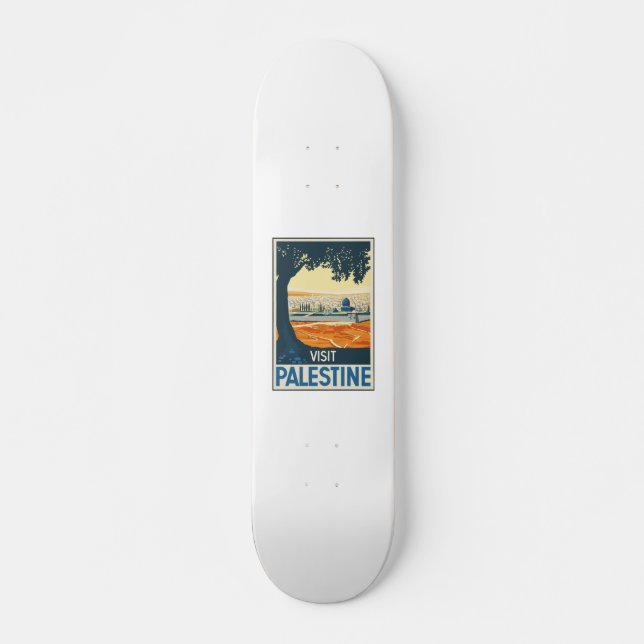 Skateboard Affiche-voyage vintage-Palestine (Devant)