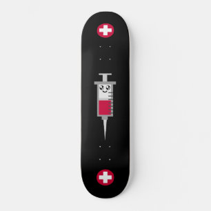 Skateboard Aiguille Seringue Rave Kawaii Hypo