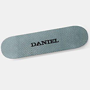 Skateboard Ajouter le nom ou les initiales Plaque de contrôle
