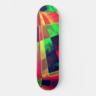 Skateboard Ajustés et rectangulaires coloriés et inclinés