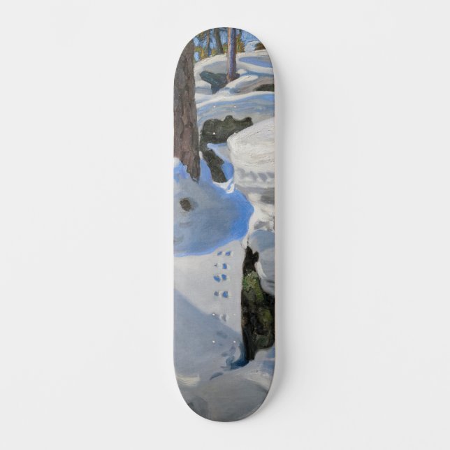 Skateboard Akseli Gallen-Kallela - Le repaire du Lynx (Recto)