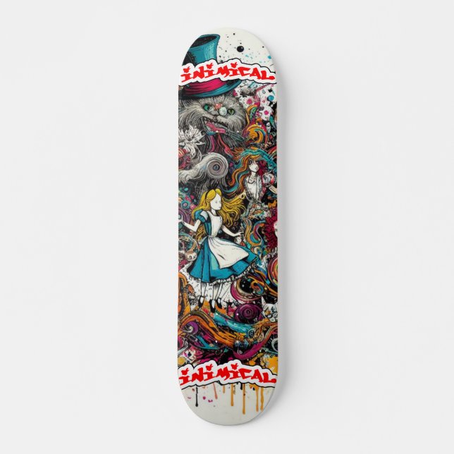 Skateboard Alice de Trippy Inimical (Devant)