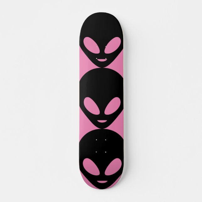 SKATEBOARD ALIEN COOL FILLES PINK SKATEBOARDS (Devant)