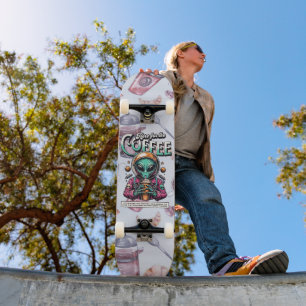 Skateboard Alien ici pour le café
