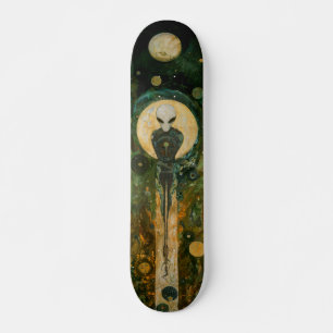 Skateboard Alien Sentinel