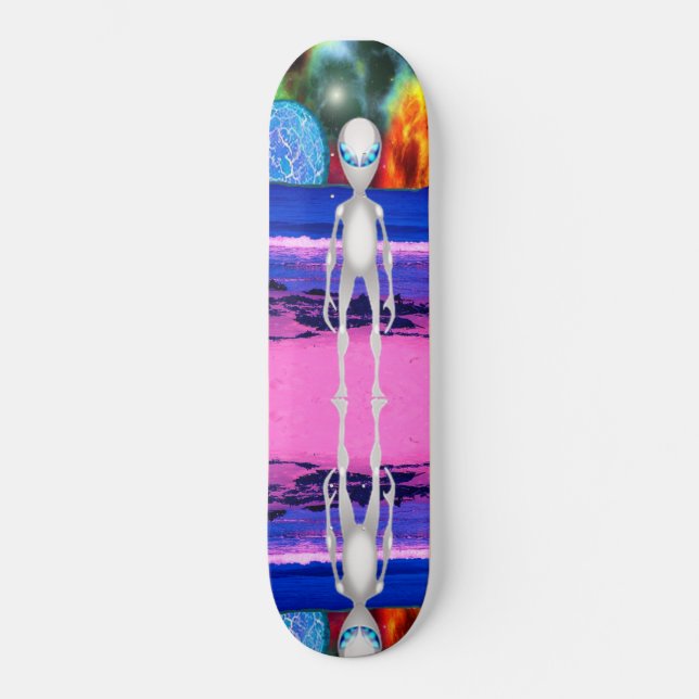 Skateboard Aliens (Recto)