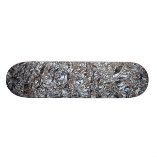 Skateboard aluminium argenté