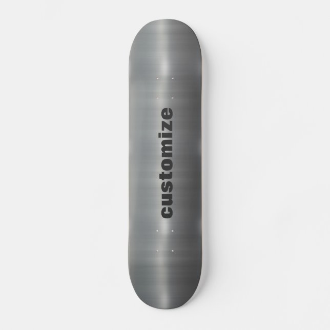 Skateboard Aluminium balayé (Recto)