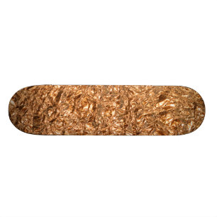 Skateboard aluminium d'or