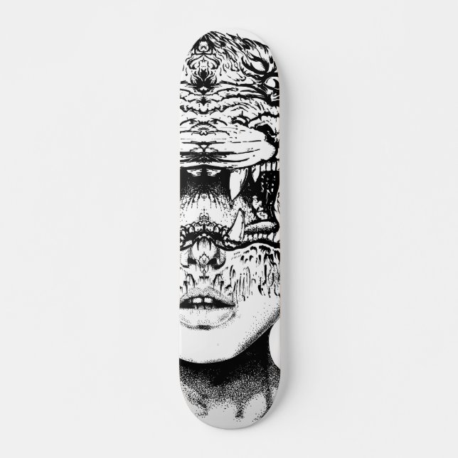 SKATEBOARD AMAZONE FONT FACE (Devant)