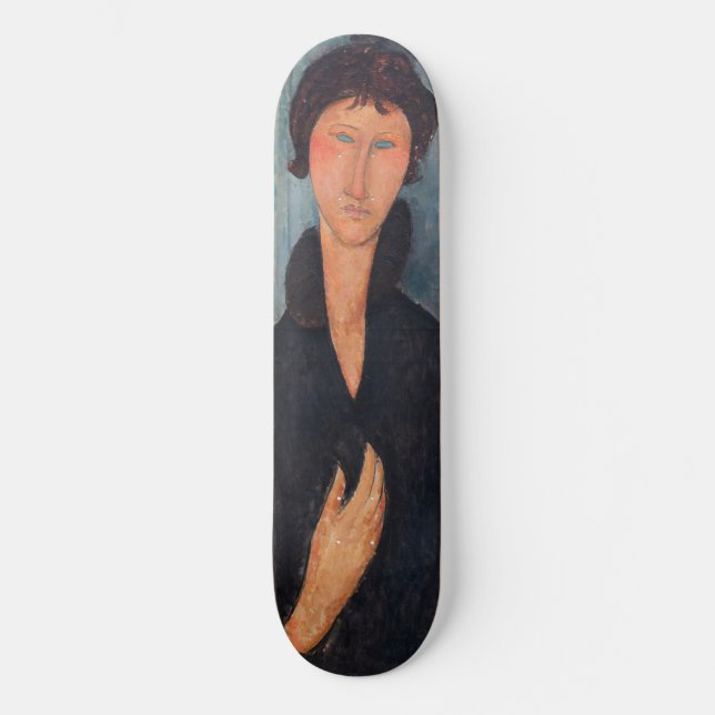 Skateboard Amedeo Modigliani - Femme aux yeux bleus (Recto)