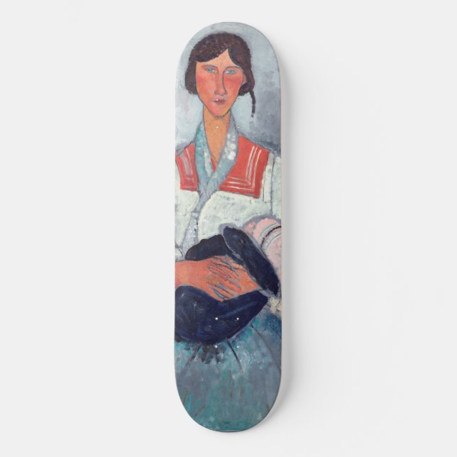 Skateboard Amedeo Modigliani - Femme tzigane avec bébé (Recto)
