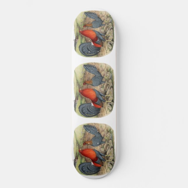 Skateboard American Game Blue Reds (Recto)
