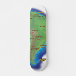 Skateboard Amérique du Sud