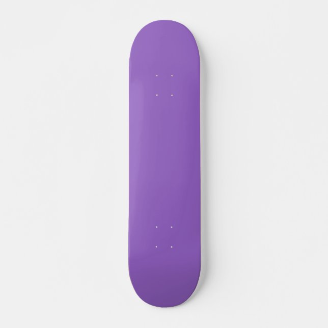Skateboard Améthyste solide violet (Devant)