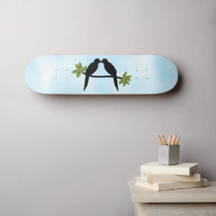 Skateboard Amour de perroquet