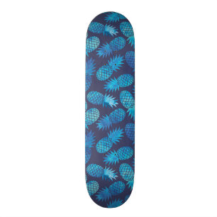 Skateboard Ananas bleus de colorant de cravate