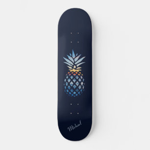 Skateboard Ananas Sunset Beach Custom
