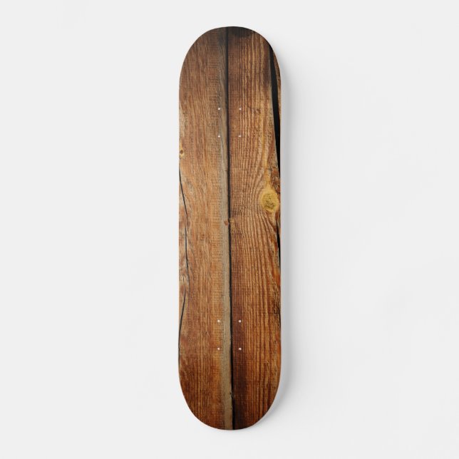Skateboard Ancien Arrière - plan en bois (Recto)