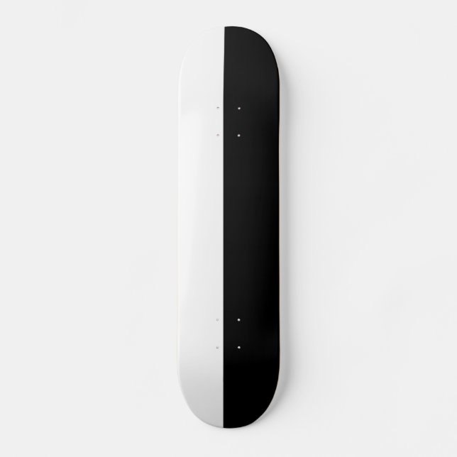 SKATEBOARD ANCIEN PONT NOIR ET BLANC DE L'ÉCOLE (Recto)