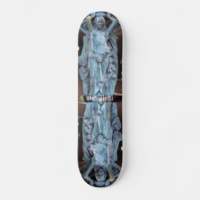 Skateboard ange (Recto)