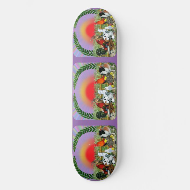 Skateboard Animaux de ferme (Recto)