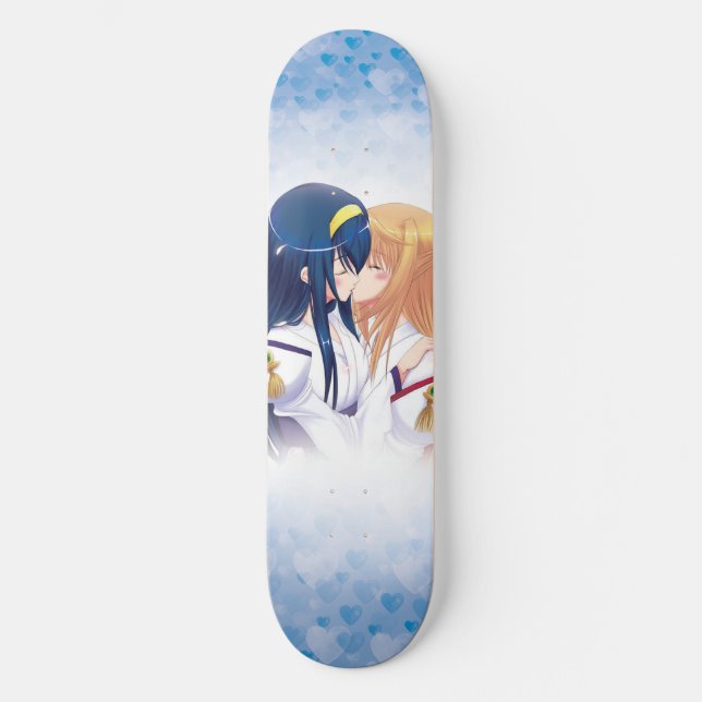 Skateboard Anime fille Patinage girly et imaginaire de dessin (Recto)