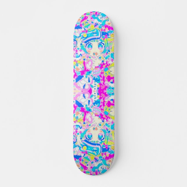 Skateboard Anime Girl Remix Skate Deck 2023 (Devant)