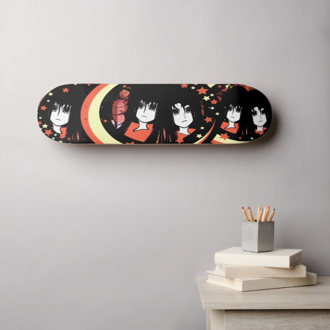 Skateboard Anime Girls (Art mural (Horz))