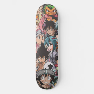 Skateboard Anime Manga Charcters Collage
