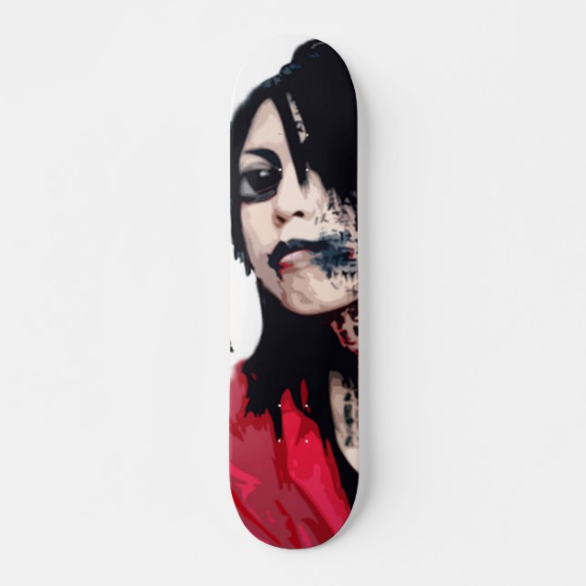 Skateboard anime vivant (Devant)