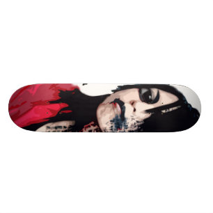 Skateboard anime vivant