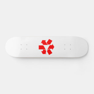 Skateboard Annuler le recyclage du symbole