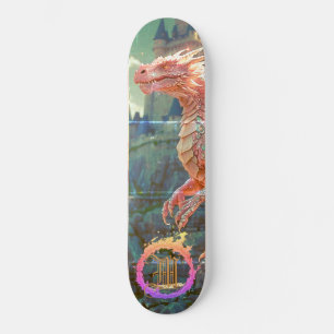 Skateboard *~* AP88 Cercle de feu Feu Élément Dragon
