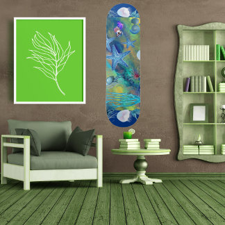 Skateboard Appel de Sea Marine Life Blue Ocean Starfish