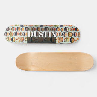 Skateboard Aquarelle Sushi personnalisée