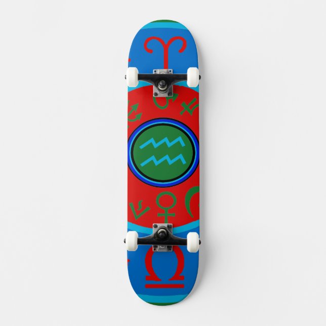 Skateboard Aquarius Zodiac Skate (Recto)