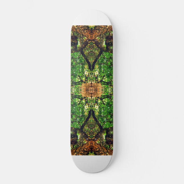SKATEBOARD ARBRE AMBIDEXTÉRIEUR ABSTRAIT ART N° 66,   (Recto)