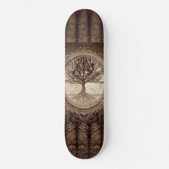 Skateboard Arbre Brown de vie (Recto)