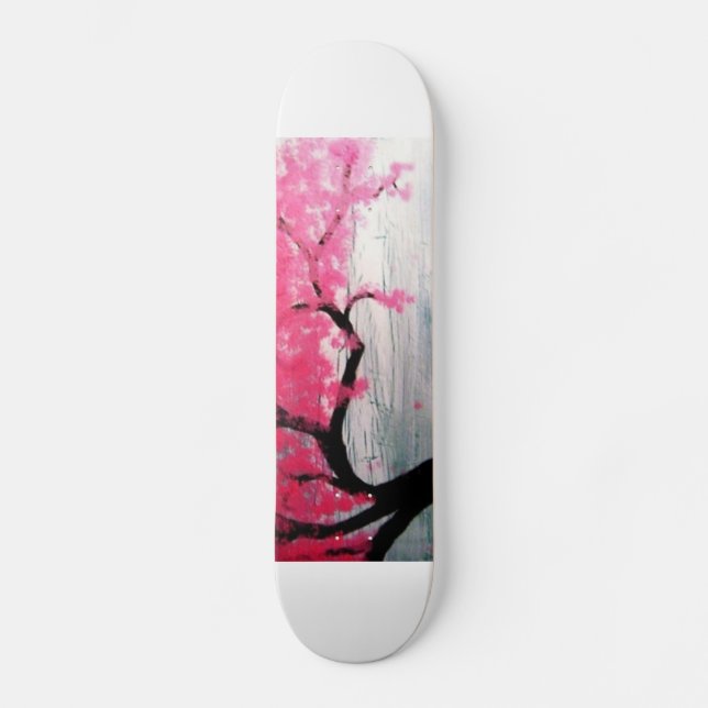 Skateboard Arbre de fleurs de cerisier (Recto)