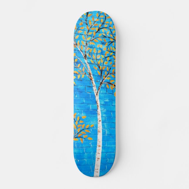 Skateboard arbres peints (Recto)