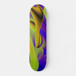 Skateboard Arc-en-ciel Abstrait
