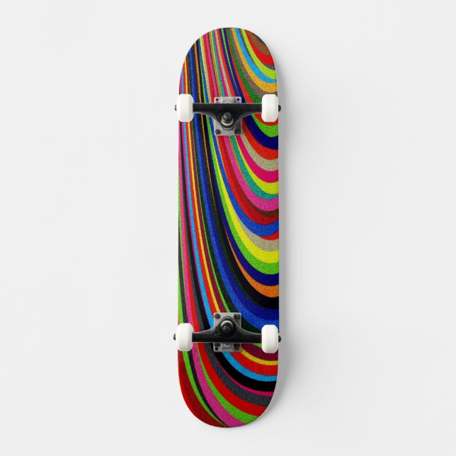Skateboard Arche arc-en-ciel (Recto)